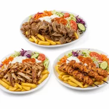 KEBAB ON CHIPS