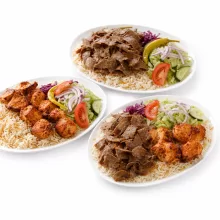 KEBABS ON RICE